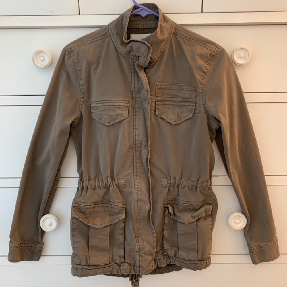 Olive utility jacket - Picture 3 of 5